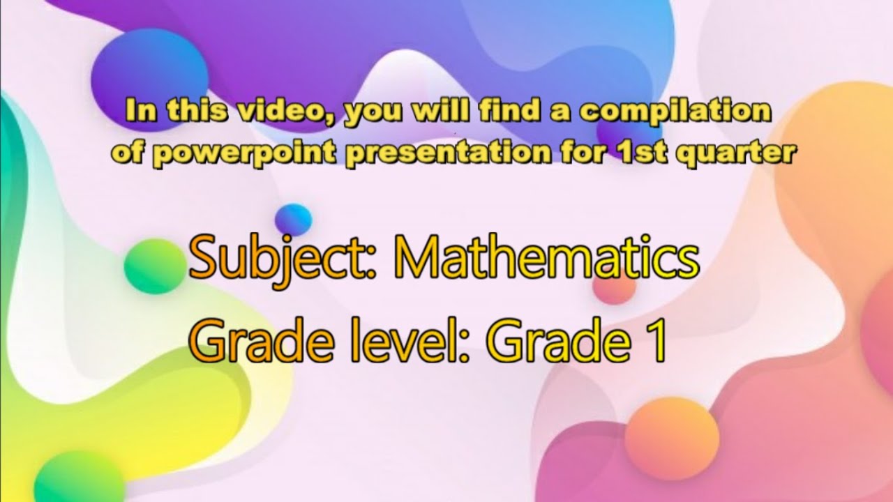 powerpoint presentation math 4 quarter 1