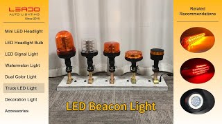 Famous Led Warning Strobe Light Flashing Beacon Lights Emergency Led Warning Light Pipe Fitting for Truck Profile
