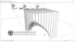 Spanish AGR FoM 04: Waffle Structure Pavilion