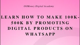 LEARN HOW PEOPLE MAKE NOTHING LESS THAN 100K-500K JUST WITH THEIR WHATSAPP‼️‼️‼️😱😱😱 screenshot 5