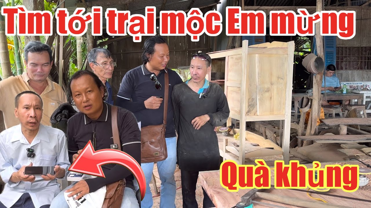 Phát hiện đều bất ngờ ngờ khi tìm đến tận nơi trại mộc.Mừng nhận quà khủng từ phương xa 