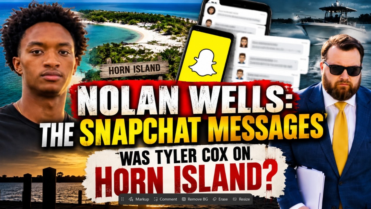 NOLAN WELLS: The Snapchat Messages & Was Tyler Cox on Horn Island?