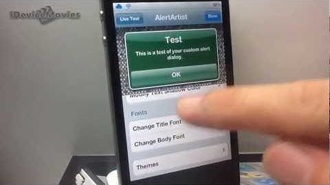 AlertArtist: Customize Popup ALERTS "Best Cydia Jailbreak Tweaks" For iPhone/iPod/iPad
