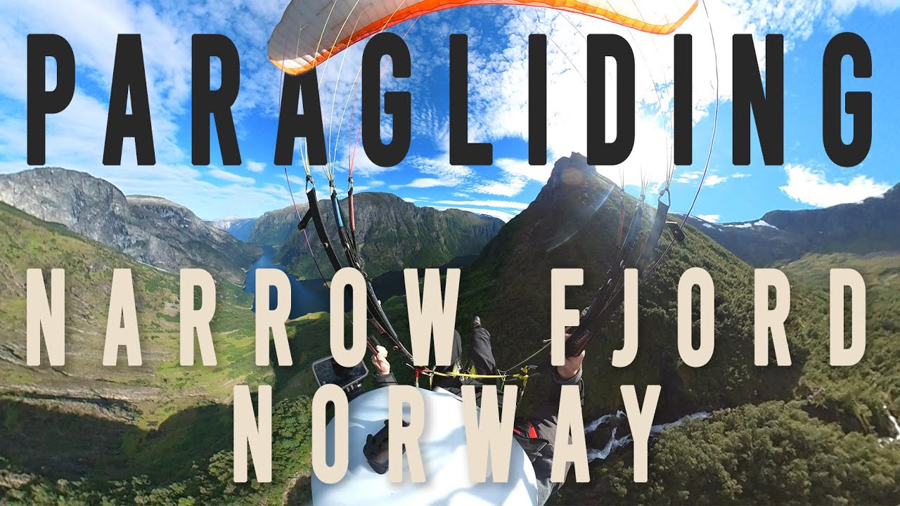 Paragliding - Nærøyfjord Norway (full flight)