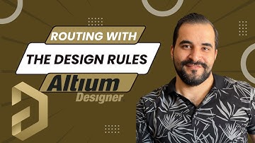 Routing with design rules-Altium Designer