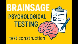 Unit 3 | Psychological Testing | Test Construction