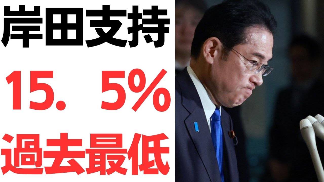 岸田文雄氏の支持率をめぐる報道｜動画内容を整理のサムネイル
