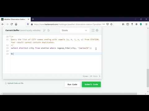 Weather Observation Station 7   HackerRank SQL