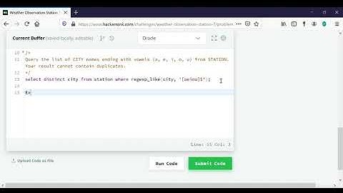 Weather Observation Station 7   HackerRank SQL