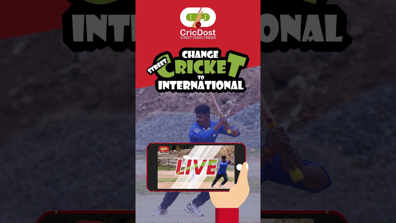 CricDost: Live Local Cricket Match🏏, Score, Streaming, Schedule News IPL 2020 PROMO