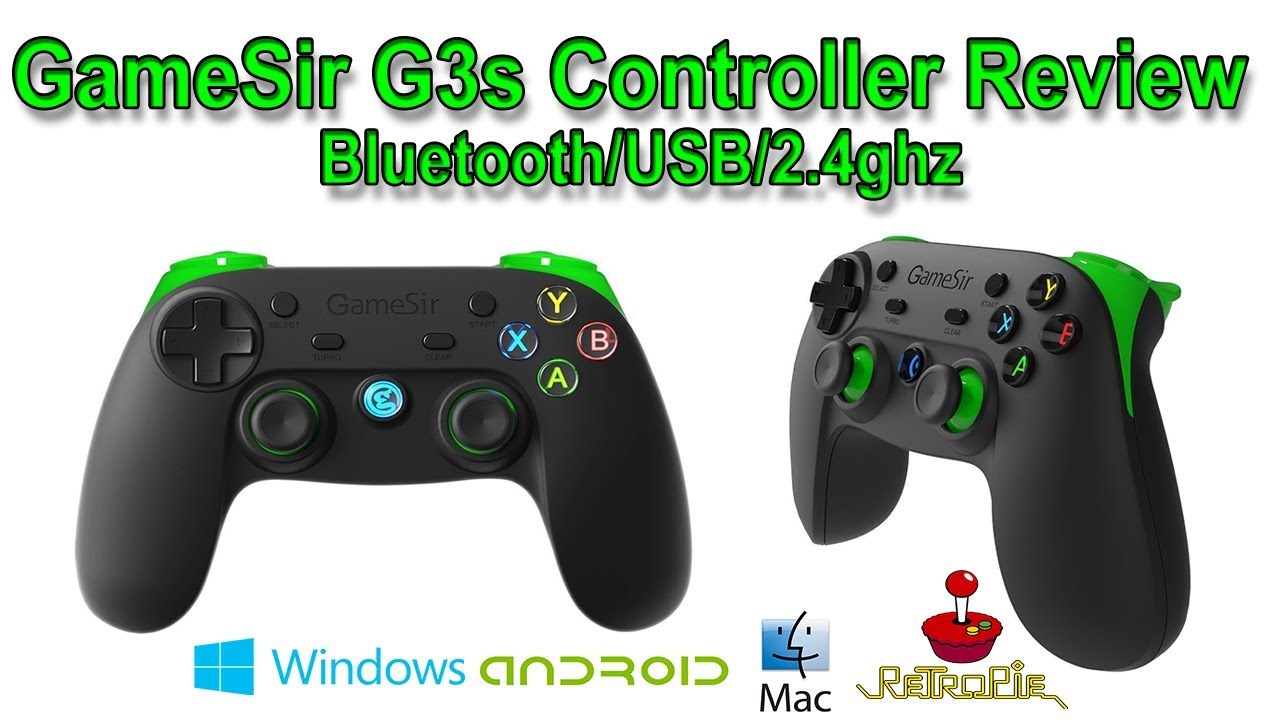 Outdoor Pathological Sheet GameSir G3s Bluetooth / 2.4ghz Wireless Controller  Retropie,windows,ios,android - YouTube