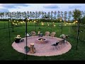 MAKING OF - fire pit/place in our backyard - TIMELAPSE