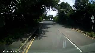 swindon. bad driving. dpd