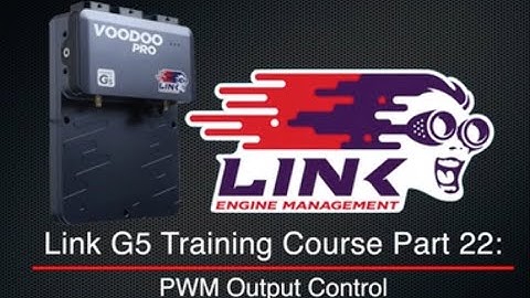 Link G5 Training Course Part 22: PWM Output Control | Evans Performance Academy