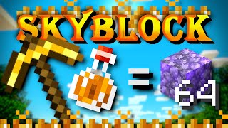 Hypixel SkyBlock Hardcore [7] The fastest cobblestone collection method