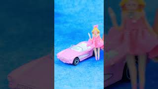 Barbie Movie Corvette Car | Hot Wheels Unboxing #shorts