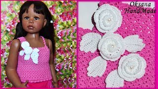 Топ крючком с розами. Мастер класс. Tank top crochet Топ крючком с розами. Мастер класс. Tank top crochet