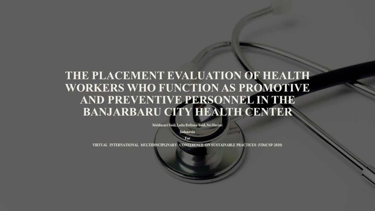 VIMCSP-2020-SS-33 - PRESENTER NAME : Meldasari Said