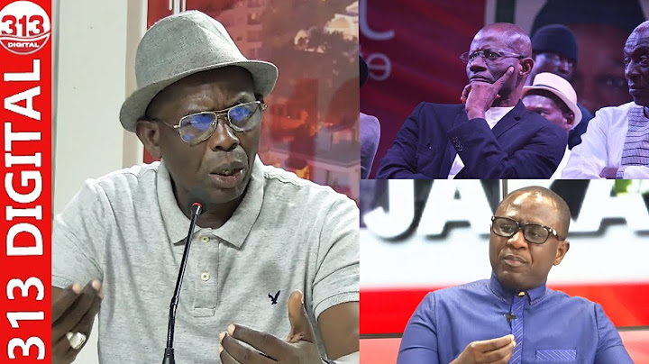 Débat houleux entre Boubacar Camara et Badara Gadiaga: la réaction musclée de Alpha Diakhaté