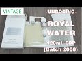 Unboxing Vintage Royal Water by Creed (2008 batch)
