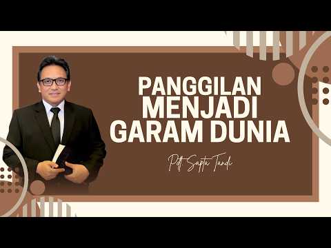 Menara Doa Online : Jumat 27 Maret 2026 (Panggilan Menjadi Garam Dunia)