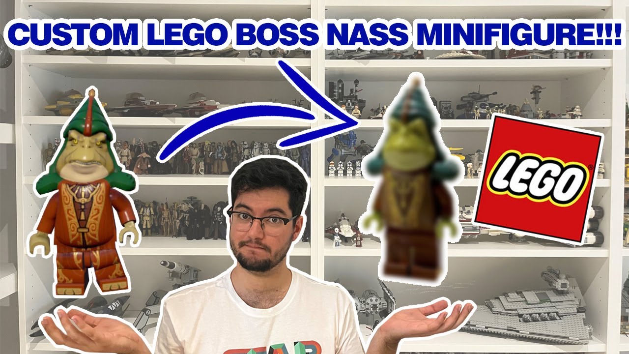 Custom LEGO Boss Nass Minifigure