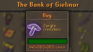 I sold everything to rebuild with a Zaryte Crossbow (#6)