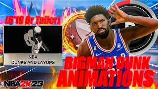 The New Best Big-Man Dunk Animations In Nba 2K23 Fastest Unblockable Dunk Packages