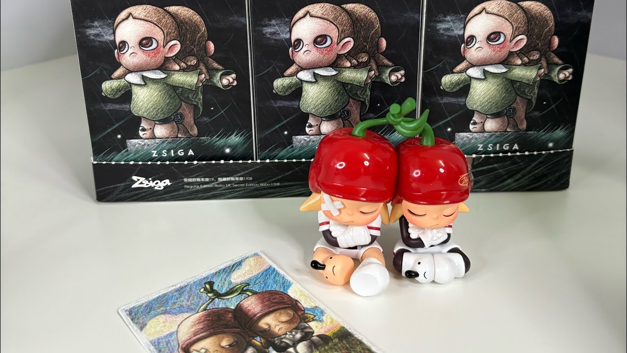 popmart zsiga twinsシークレット以外コンプ＋ケース＋おまけ Unboxing Pop Mart's Zsiga Twins Series Case - YouTube