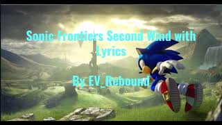 Second Wind From Sonic Frontiers With S By Ev Rebound