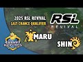 Maru vs SHIN - TvZ | 2025 RSL Revival: Last Chance Qualifier Co-Stream | StarCraft 2 Tournament