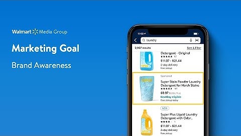Walmart Sponsored Products | Brand Awareness Marketing Strategy