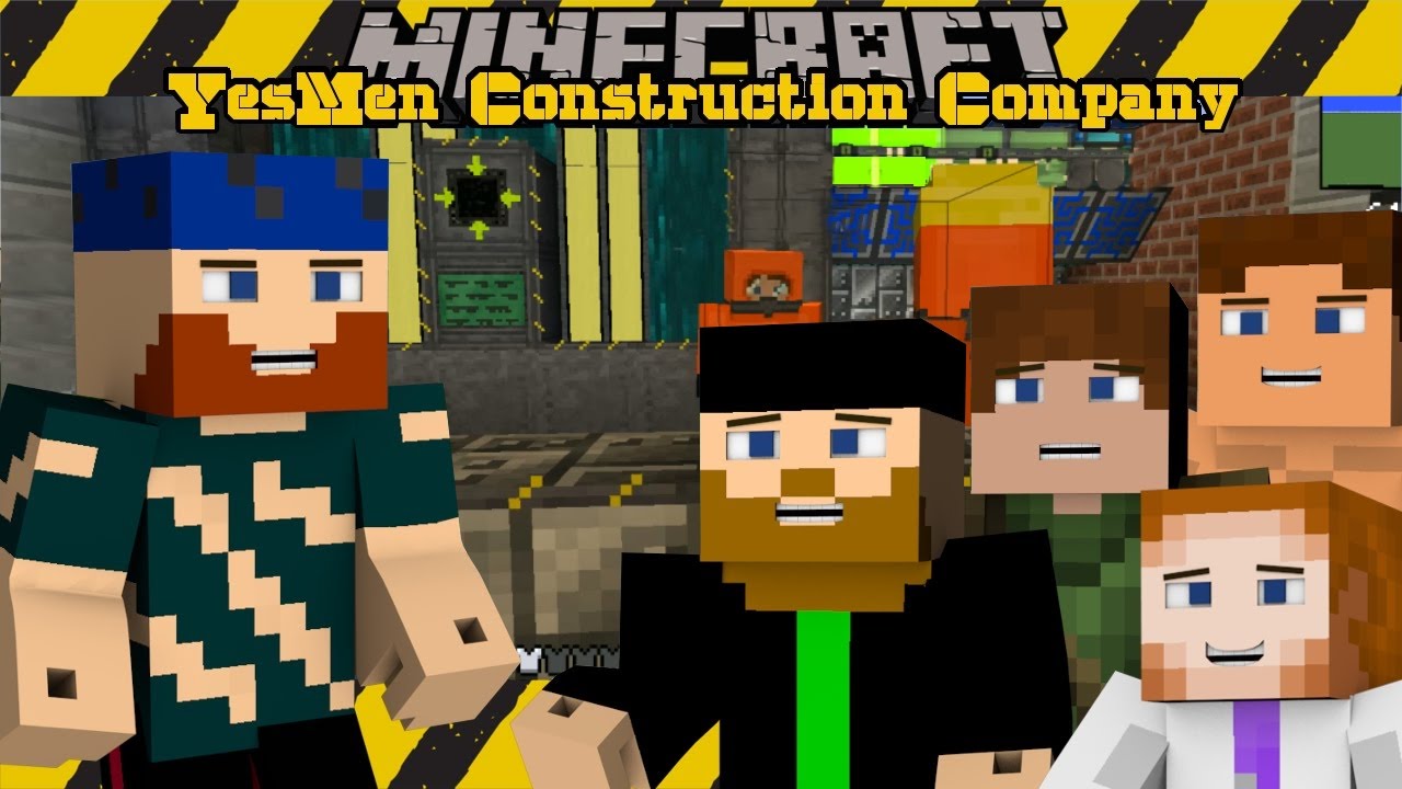 Minecraft | Yesmen Construction Company | #17 SQUIRREL lets play a little game