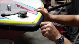 Restoring A Rare Bird Part 16   RubRail Installation
