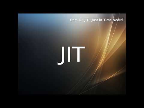 Video: Bilgisayar JIT'i nedir?