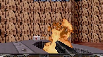 Duke Nukem 3D (Sega Saturn HD) Toxic Dump (Map 1/2)