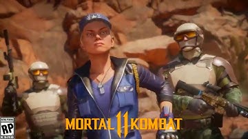 Johnny Cage VS Sonya Blade Intro Dialogue - Mortal Kombat 11 (MK11)