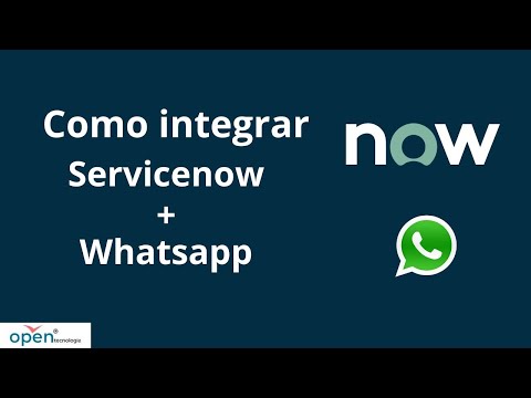 Como Integrar o ServiceNow com o WhatsApp