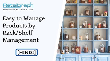 Easy to Manage Product by Rack/Shelf Management with RetailGraph ERP #shorts