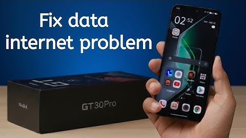 Infinix GT30 Pro 5G: Fix data internet problem