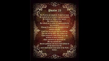 PSALM 23 📜 Reading: Finding Peace in the Shepherd