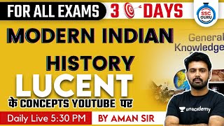 5:30 PM - For All Exams | Gk by Aman Sir | History | Modern India (Part-9)