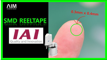 AIVE × RoboEYE × IAI Robot | SMD 릴 테이핑 자동화 솔루션 (0.3mm 초정밀 전자부품)