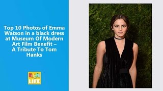 Top 10 Photos of Emma Watson in a black dress at Museum Of Modern Art Film Benefit – A Tribute To To screenshot 3