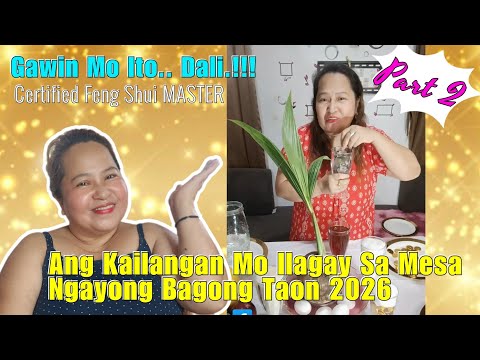 Kailangan Mo Ilagay Sa Mesa Ngayong Bagong Taon 2026 | Part 2 | #newyear2026 #blessednewyear  
