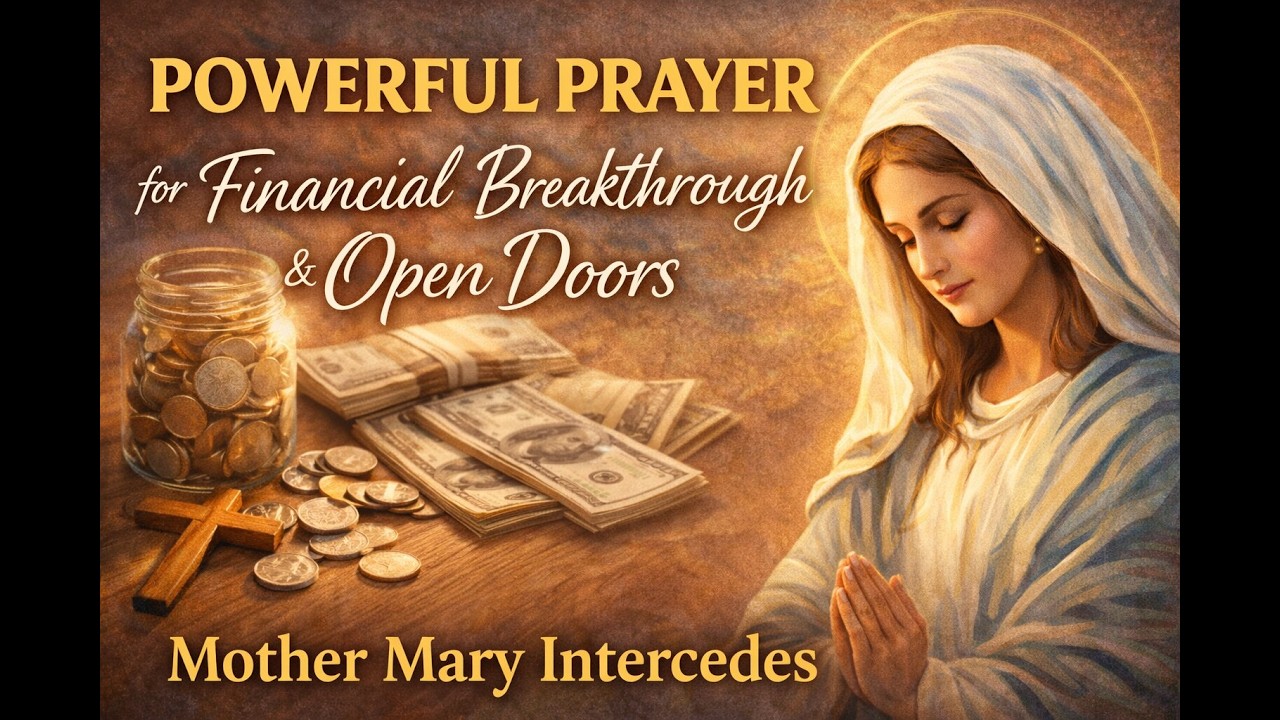 A Powerful Prayer for Financial Breakthrough & Open Doors | Mother Mary ...