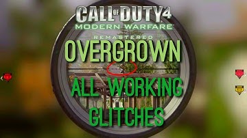 »» All Working OVERGROWN Glitches on Modern Warfare Remastered -- COD4 Glitches  ««