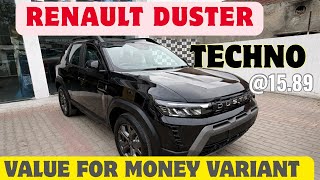 2026 Renault Duster Techno 1.3 Dct variant Black colour Detail Review ✅ | Duster Techno 2026 | 