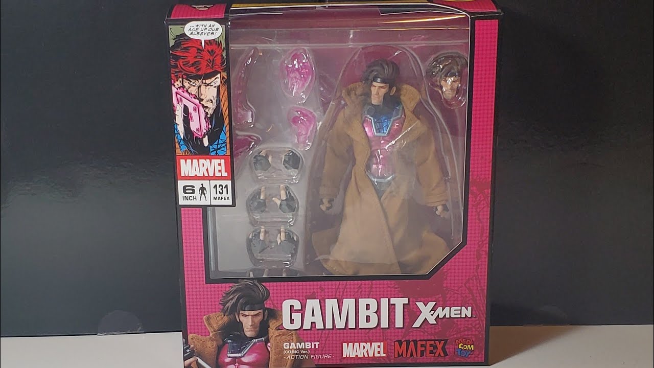 Mafex Gambit (X-Men) action figure review!!! - YouTube