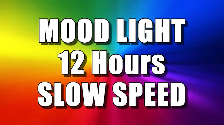 Permanent Link to COLOR CHANGING MOOD LIGHT (12 Hours – SLOW SPEED) Multi Colour Screen – Relaxing Rainbow colours